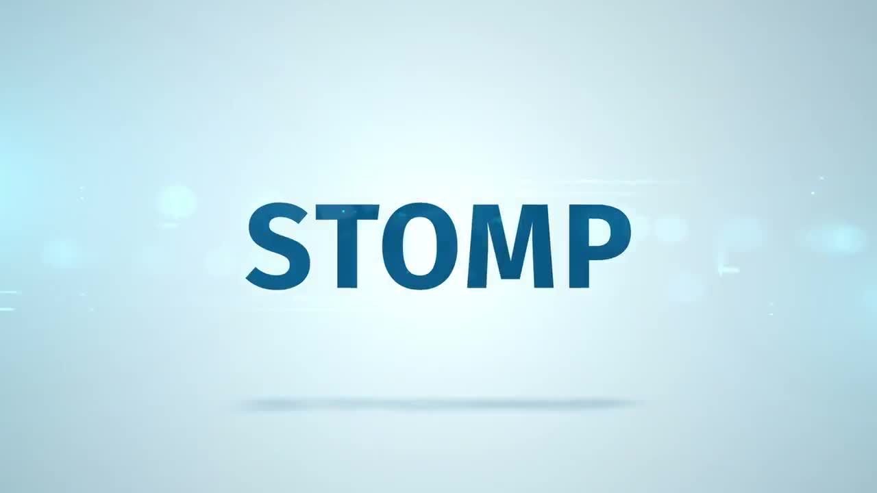 快速动感的公司Stomp Typo徽标显示素材库精选AE模板