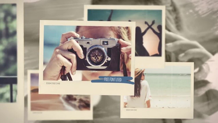 复古电子相册模板