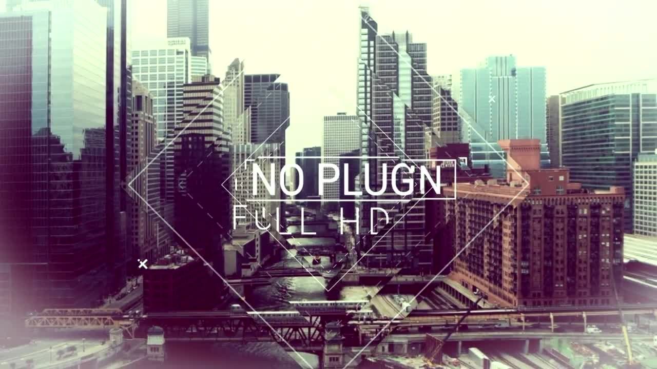 美观且独特的几何幻灯片素材库精选AE模板