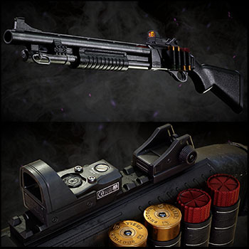 雷明顿M870式霰弹枪素材之家精选3D模型