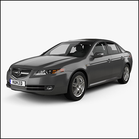 讴歌Acura TL 2007汽车轿车素材之家精选3D模型