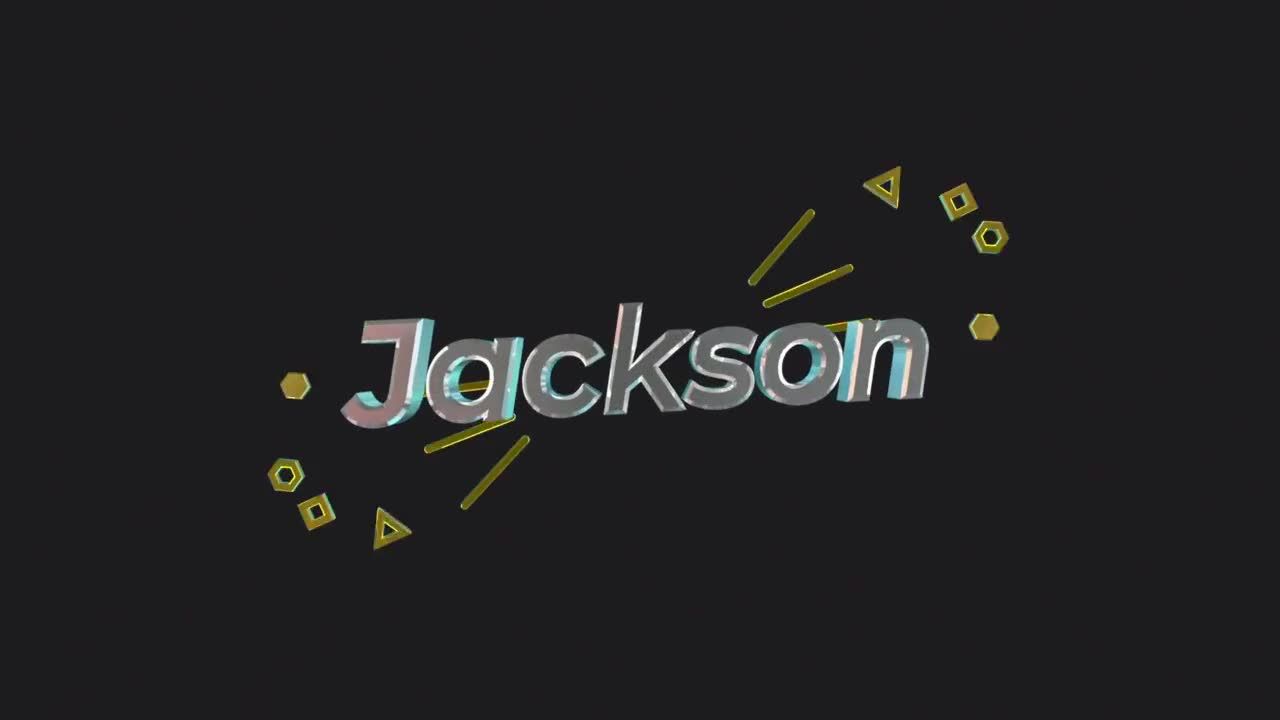 3D过渡徽标显示素材库精选AE模板