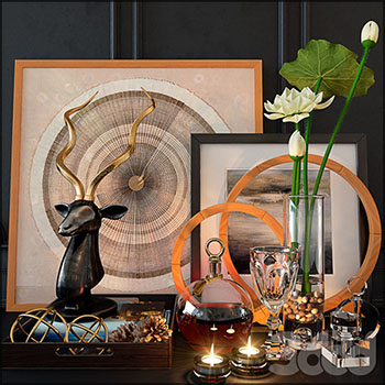 欧式装饰品素材之家精选3D模型