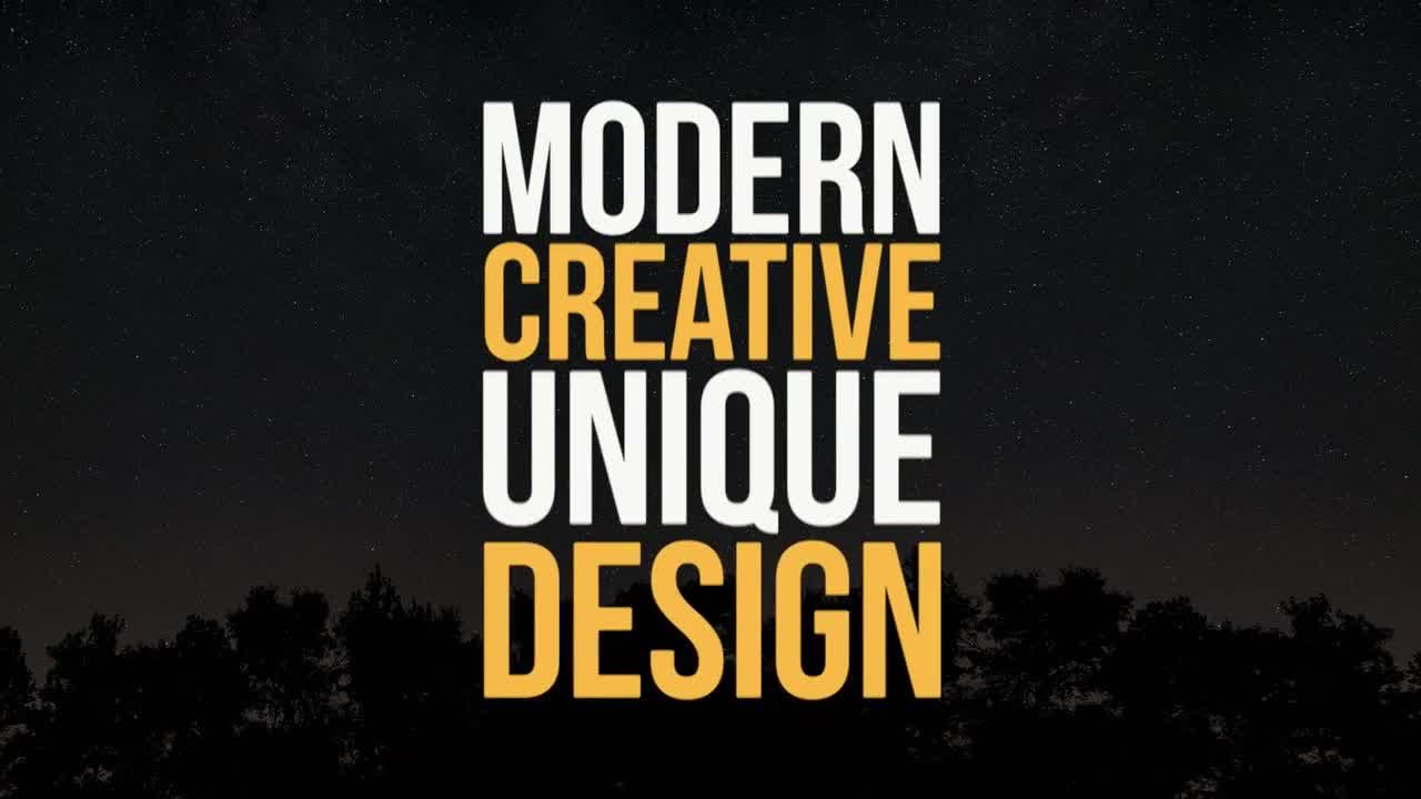 9个创意动画排版pr标题模板