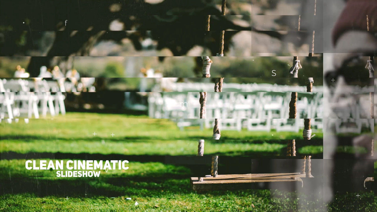 流畅优雅的电影幻灯片文本动画素材库精选pr模板素材