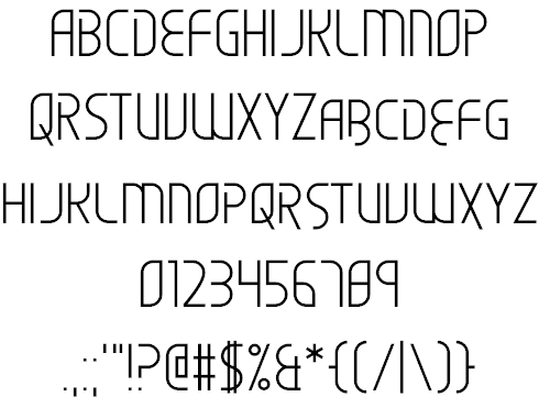 Scared of the Unknown font插图1