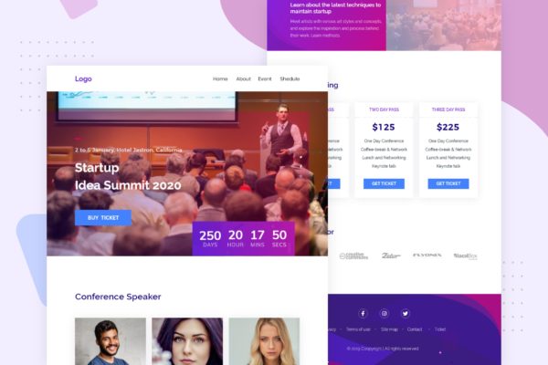 活动会议推广EDM邮件模板素材库精选下载 Event – Email Newsletter