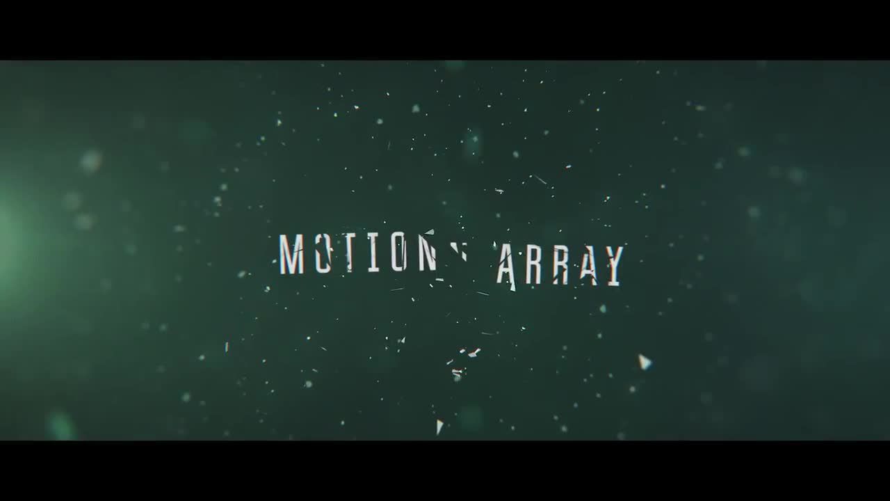 炫酷破碎效果的现代影视级动画素材库推荐PR模板