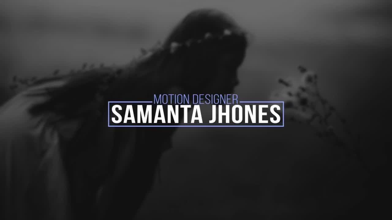 4K时尚产品下三分之一标题素材库精选AE模板