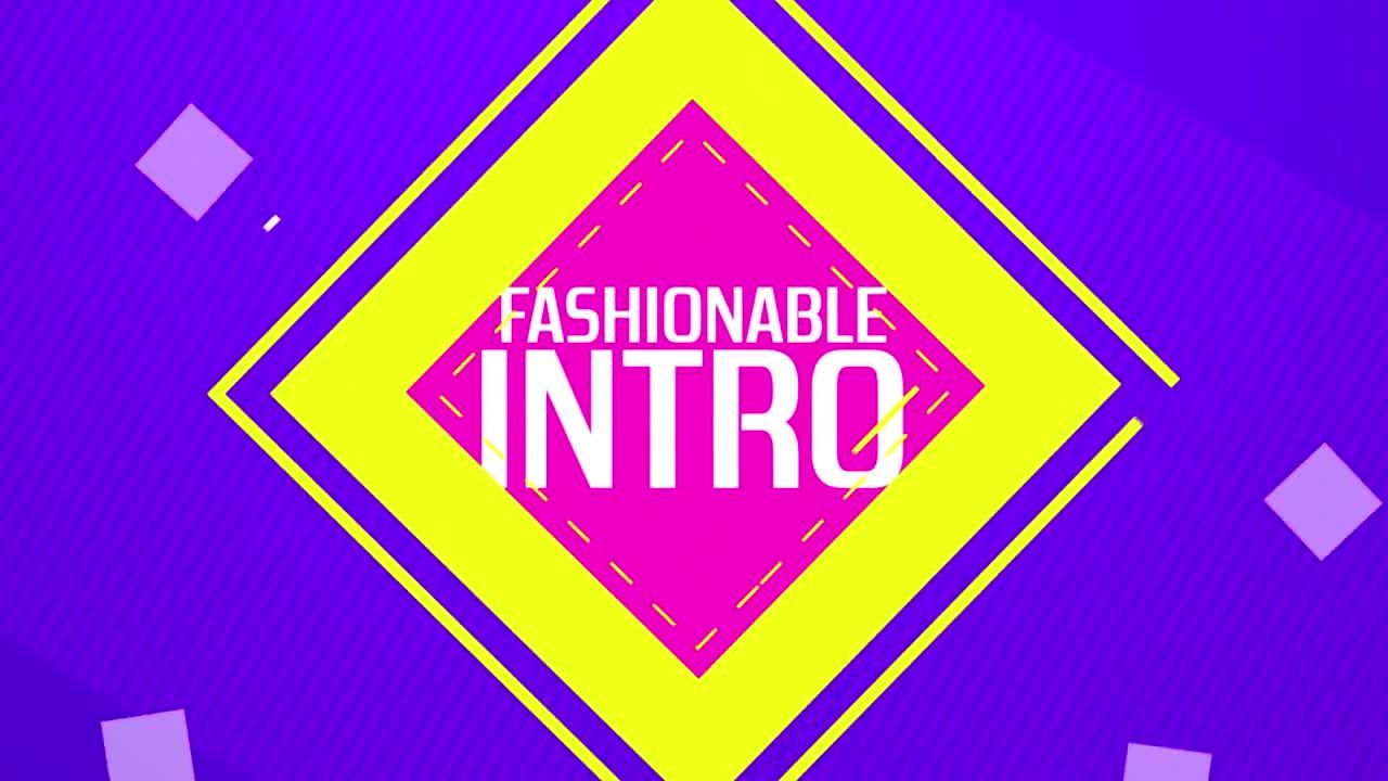 时尚的介绍宣传开场白素材库精选AE模板