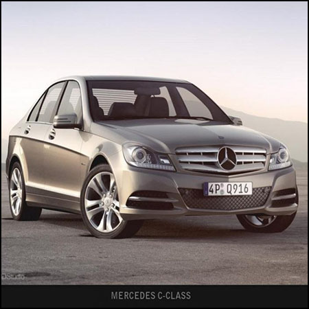 梅赛德斯-奔驰C-CLASS汽车素材之家精选3D模型