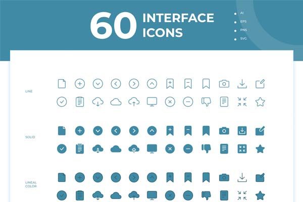 素材库下午茶：UI人机交互图标套装下载