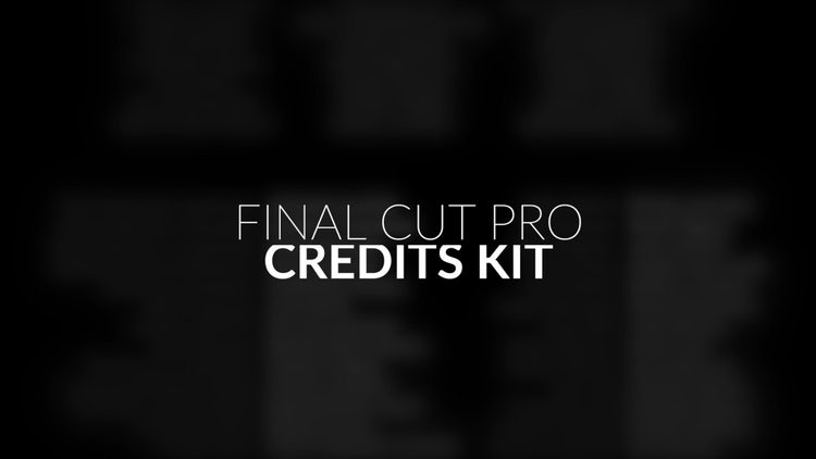 现代简洁的电影标题字幕包fpcx模板