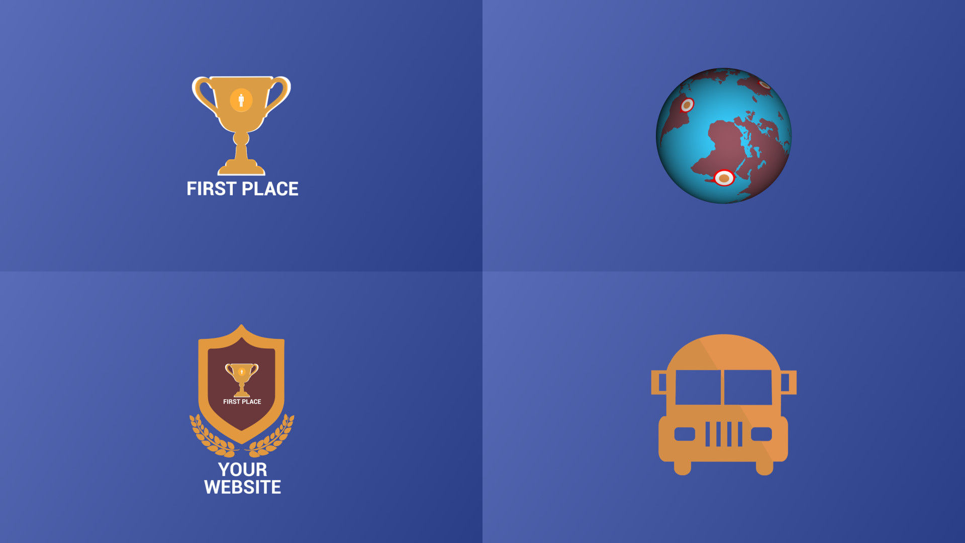 10种创意信息数据图表展示动画素材库精选AE模板