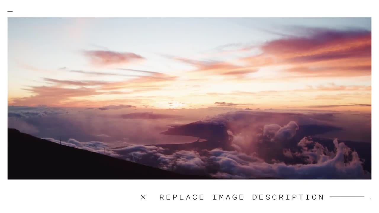 最小和最小优雅的广告幻灯片素材库精选AE模板