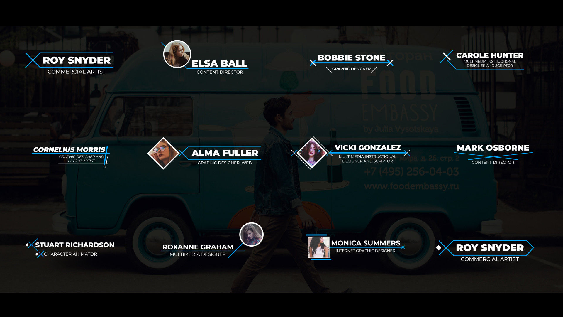 12个现代时尚独特的全屏和低三分之一标题动画素材库精选AE模板