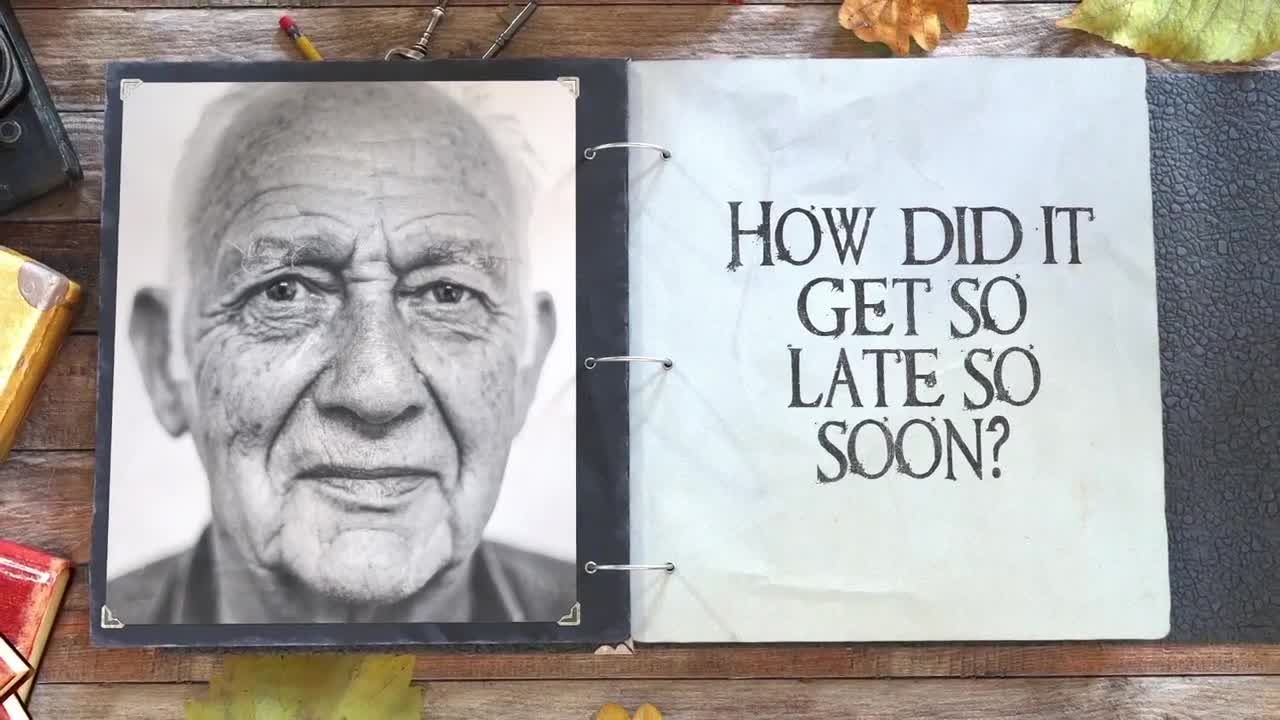 3个老式相册动画效果素材库精选AE模板