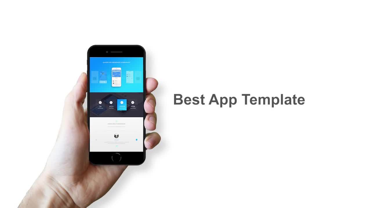 最强大的iPhone App促销套件Pr模板