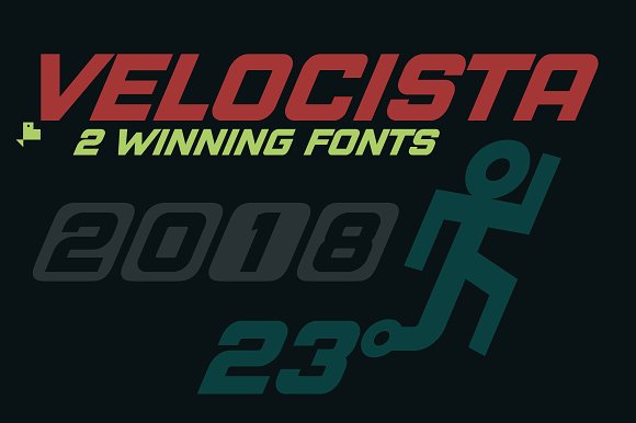 Velocista Display -2 fonts素材之家精选英文字体