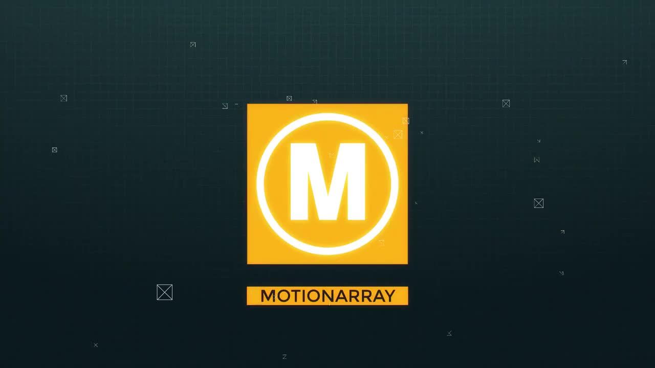 电影Glitch开场白幻灯片素材库精选AE模板