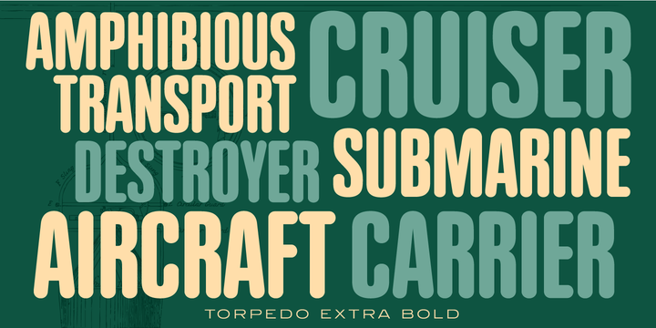Torpedo Font Family插图5