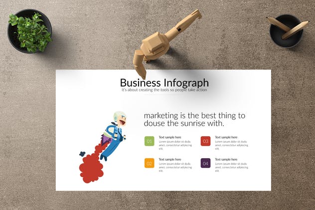 创意项目商业计划书演示PPT幻灯片模板 ASIX Powerpoint Template插图(5)