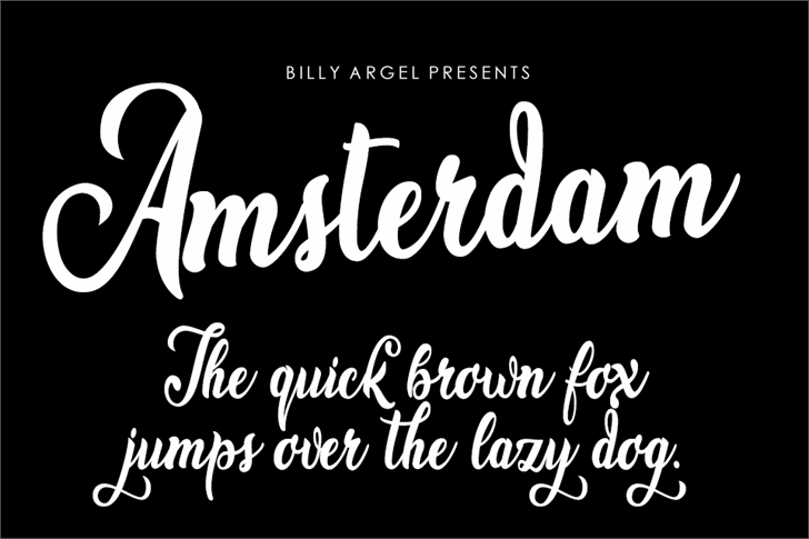 Amsterdam font插图 Amsterdam font插图