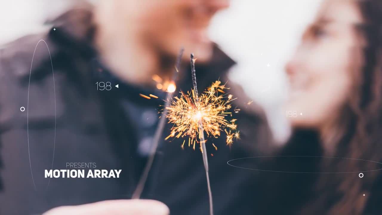 华丽的视觉差过渡效果电影动画素材库精选AE模板