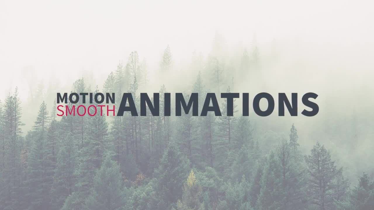 清新时尚的动态排版标题素材库推荐Pr模板