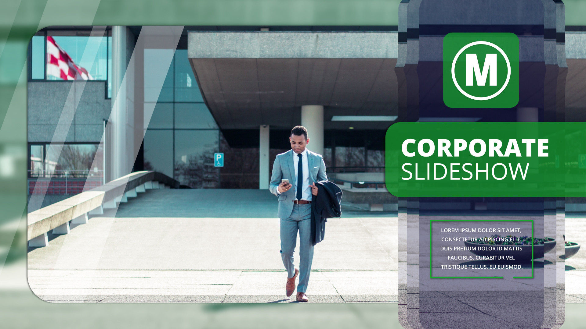 时尚动画企业幻灯片素材库精选pr模板