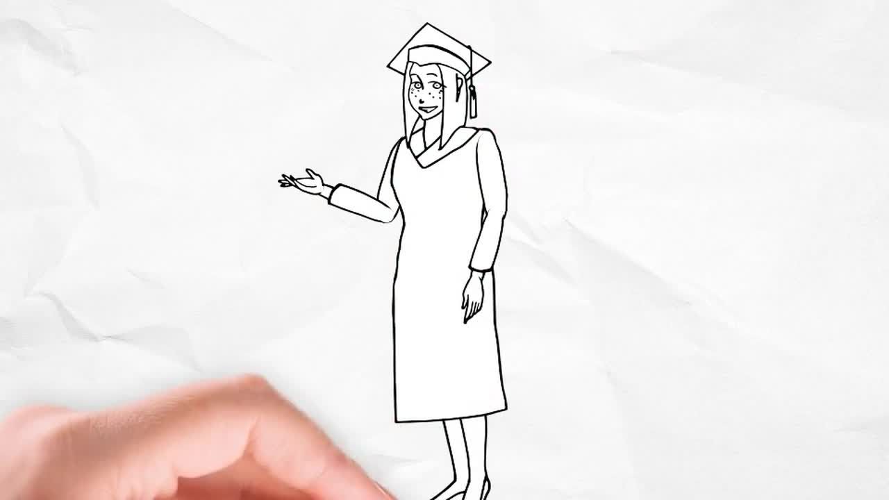 简洁卡通人物角色商业广告素材库精选AE模板