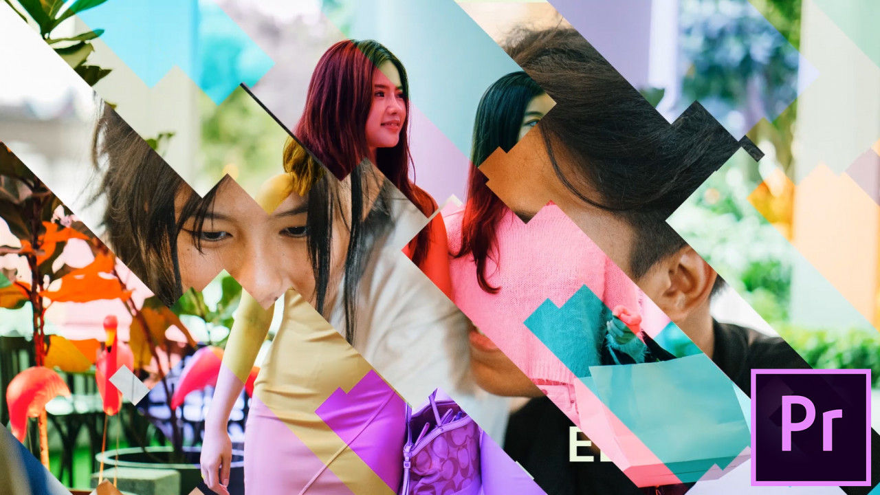 彩色照片幻灯片素材库精选PR模板