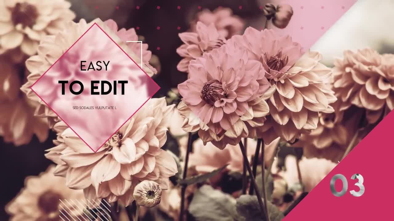 动态方形遮罩效果幻灯片片头素材库精选pr模板