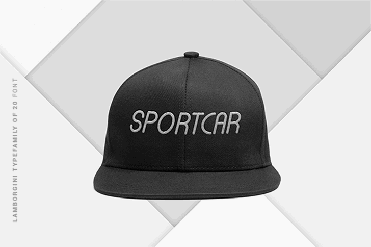 Lamborgini font插图7