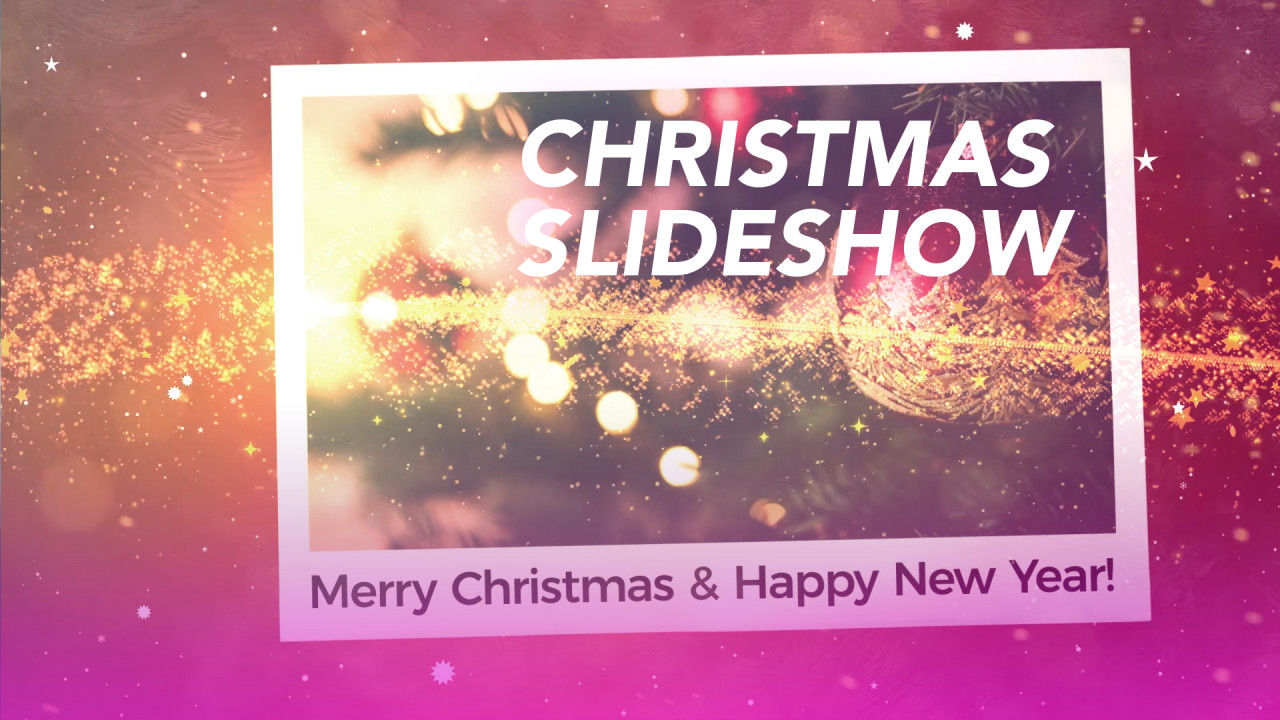 节日圣诞节幻灯片素材库精选AE模板