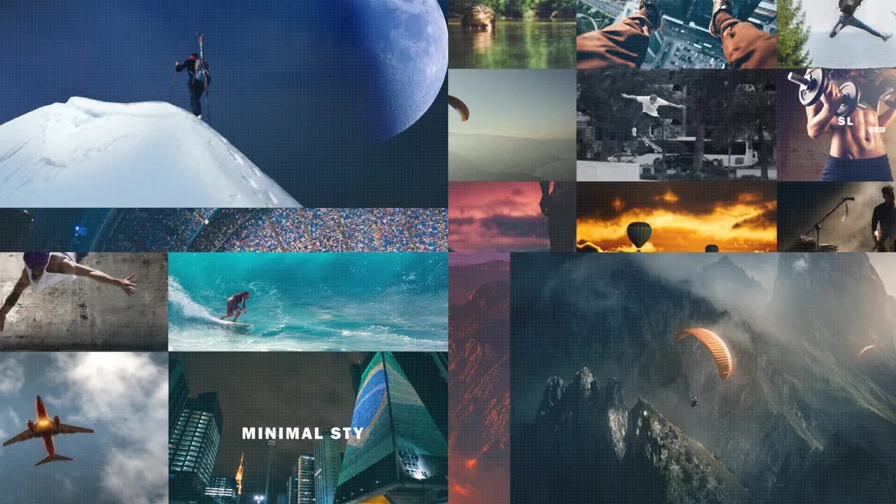 户外度假时尚开场展示过渡素材库精选AE模板