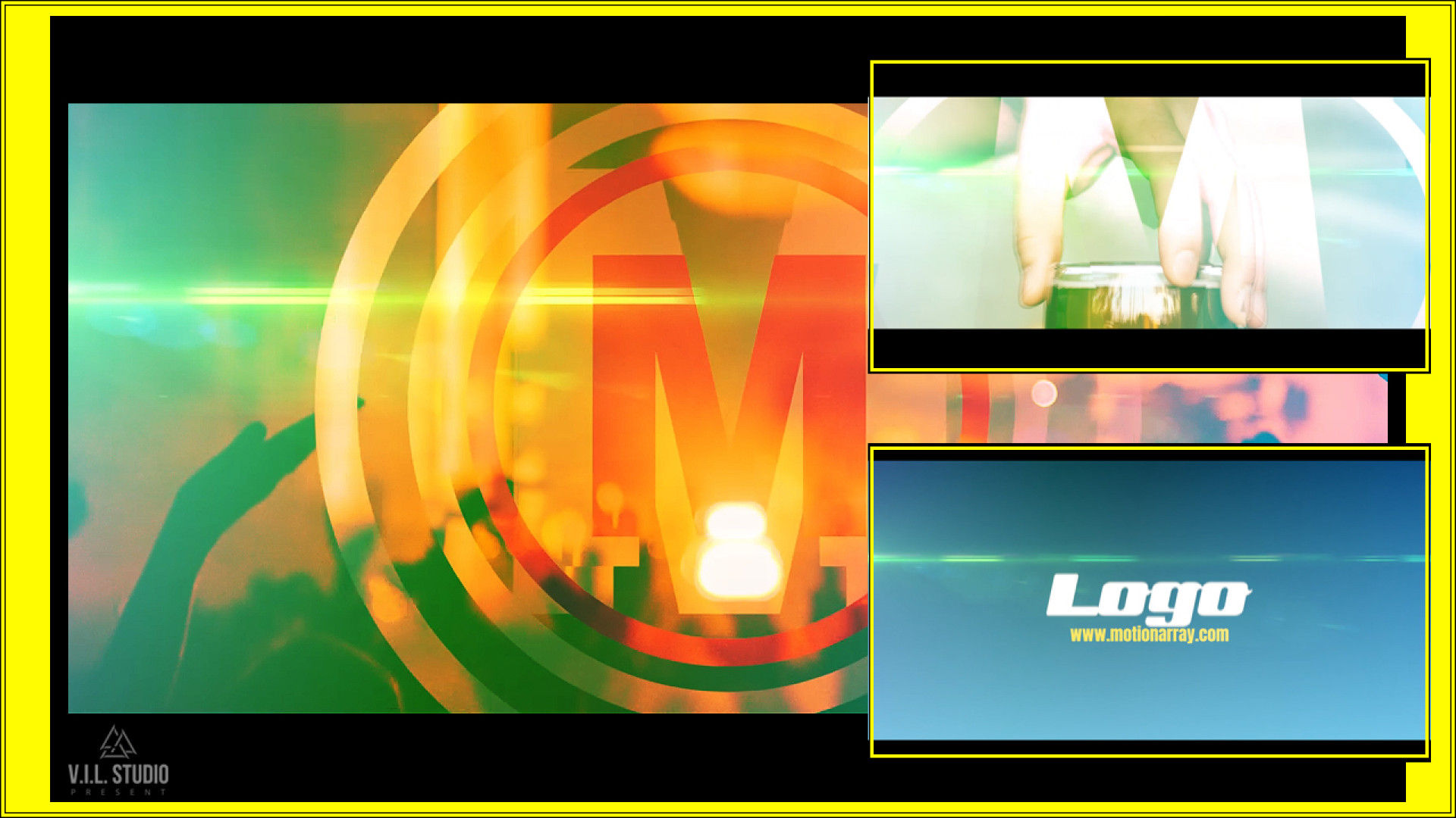 logo开场幻灯片动画素材库推荐PR模板