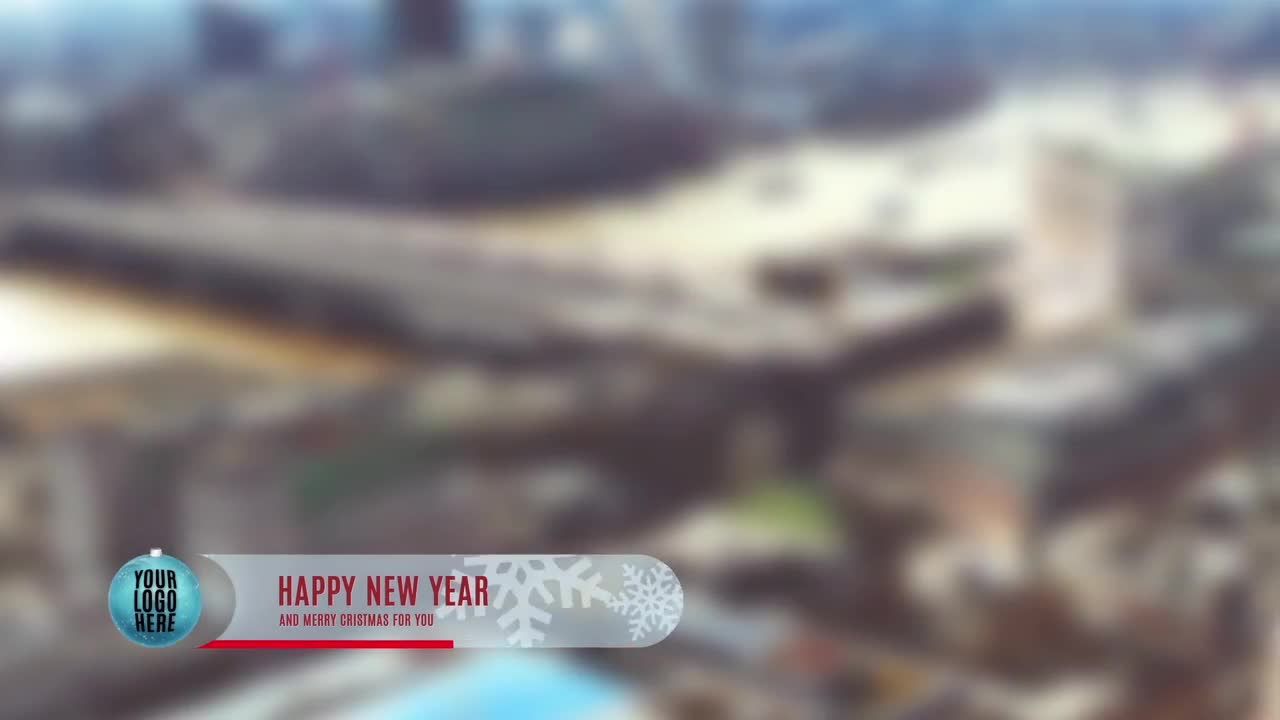 圣诞节下三分之一 素材库精选AE模板