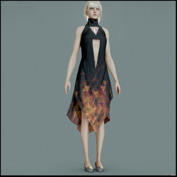 科幻女孩素材之家精选3D模型