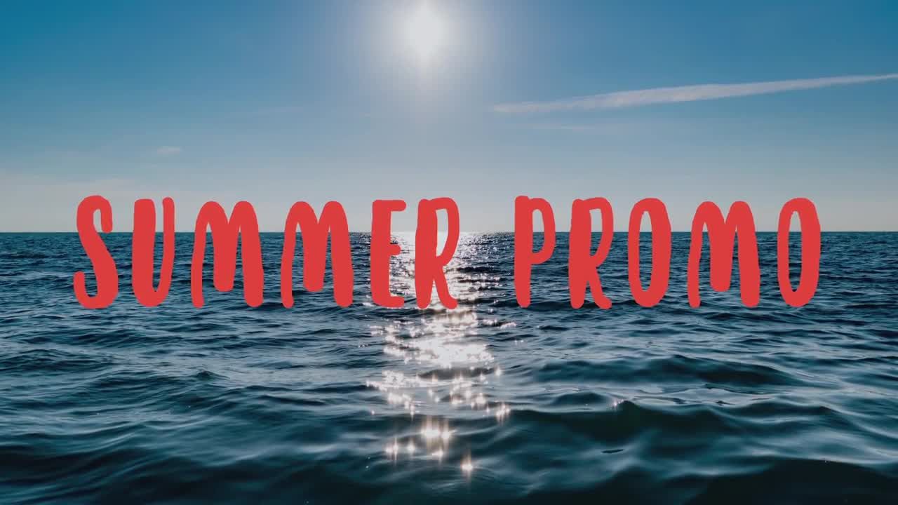 夏季风光度假介绍促销素材库精选AE模板