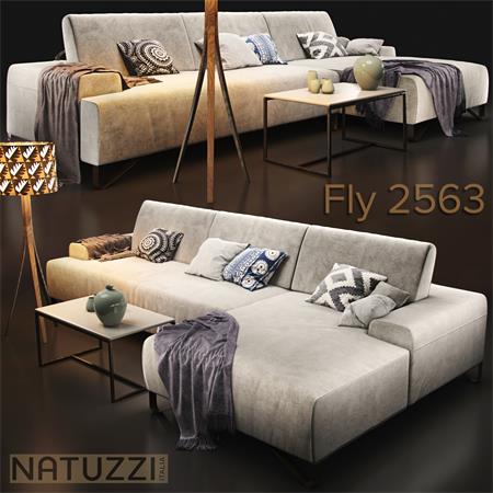 沙发素材之家精选3D模型 natuzzi Don Giovanni 2906