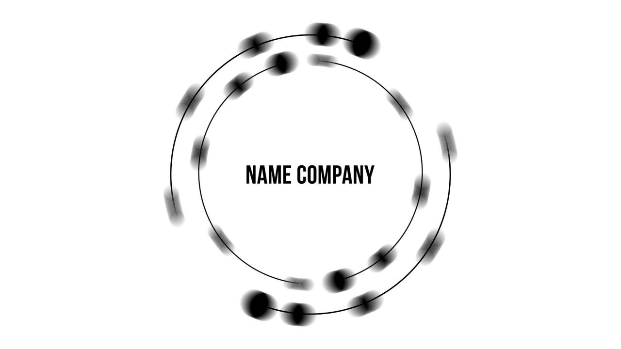 时尚迷你圆形动态logo展示素材库精选AE模板