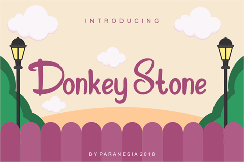 Donkey Stone font素材之家精选英文字体