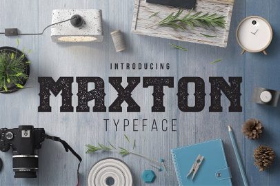 Maxton Font素材之家精选英文字体