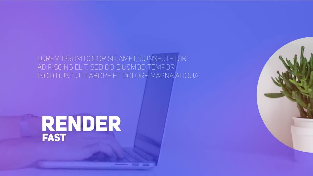 时尚明亮动感动画素材库精选AE模板