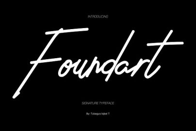 Foundart signature typeface素材之家精选英文字体