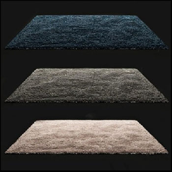 方形地毯素材之家精选3D模型
