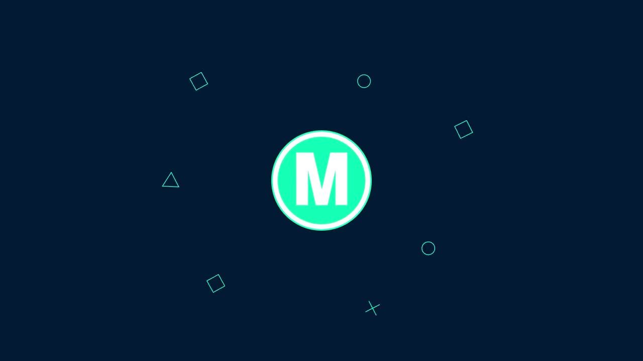 简单的徽标三合一宣传素材库精选pr模板