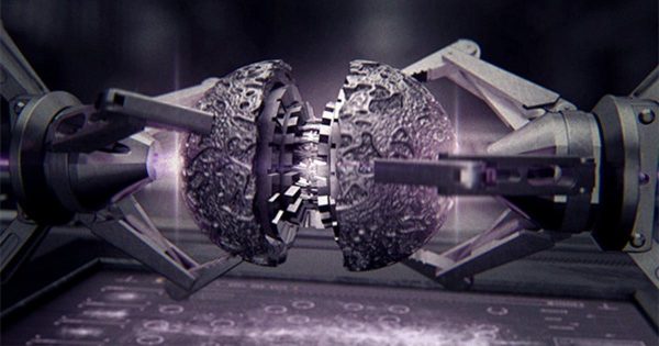 高科技机械手开启特效Logo标志演示素材库精选AE模板 Guardians_Galaxy