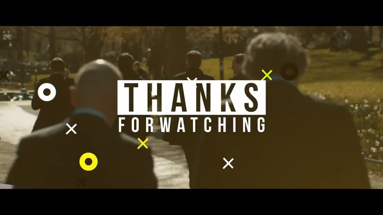 信号故障效果电影动画素材库精选AE模板